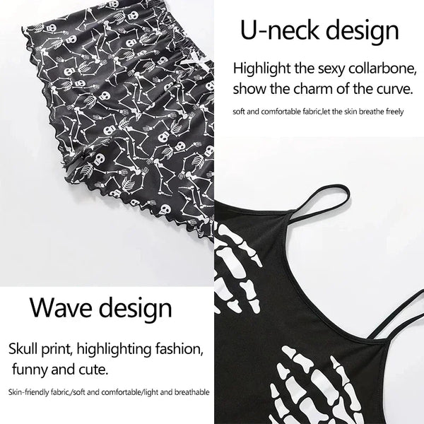 Women-2-PCS-Pajama-Set-Sleepwear-Short-Sleeved-Tops-and-Shorts-Suit-Black-Skull-Print-Ventilate.jpg
